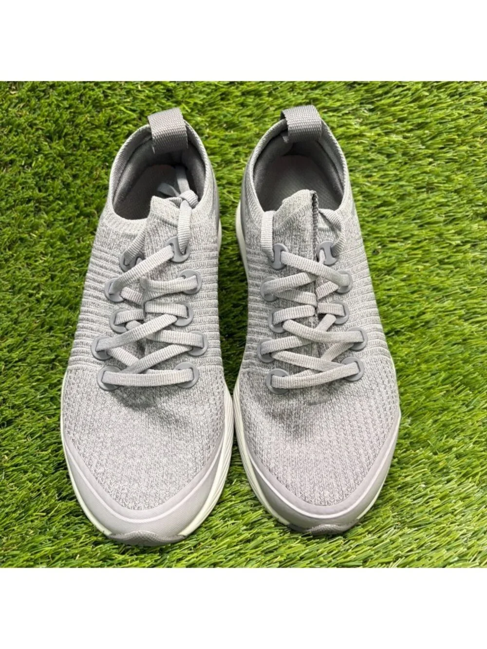 Allbirds Tree Glider Womens Size 5 Gray White Athletic Running Shoes Sneakers